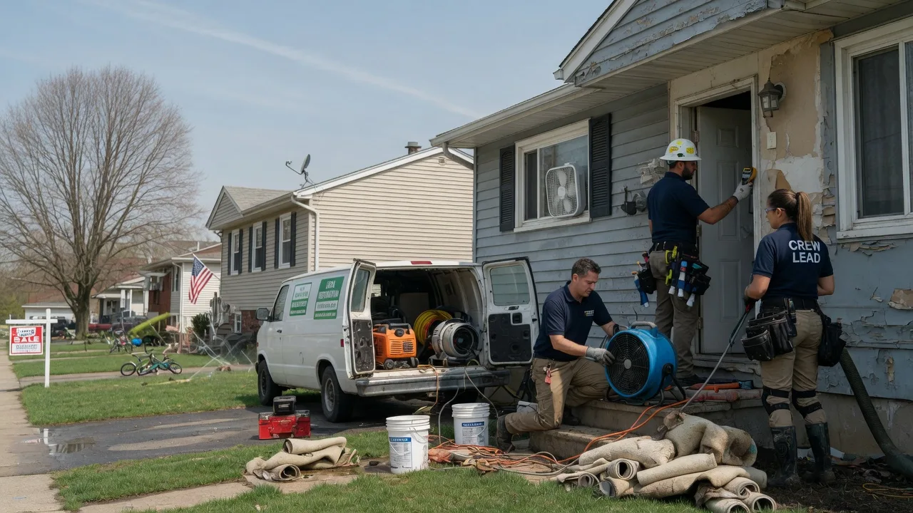 Flood Cleanup in Caldwell, KS near me